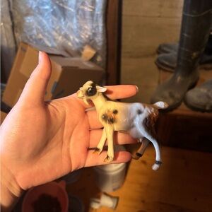 Realistic Brown and White Goat salt or pepper shaker